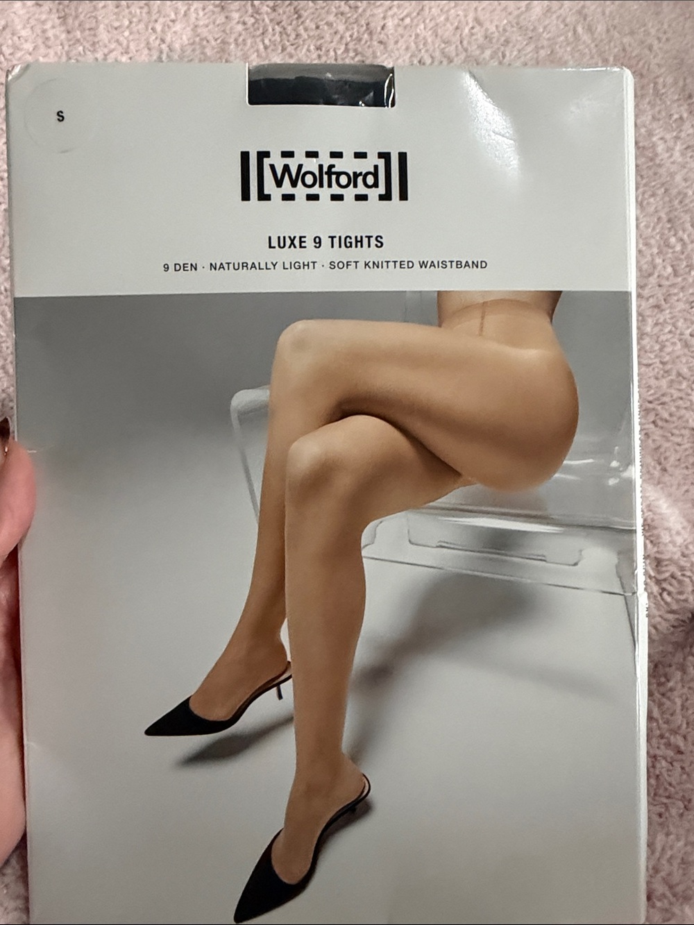 Wolford| Luxe 9 Den Tights| black | size small